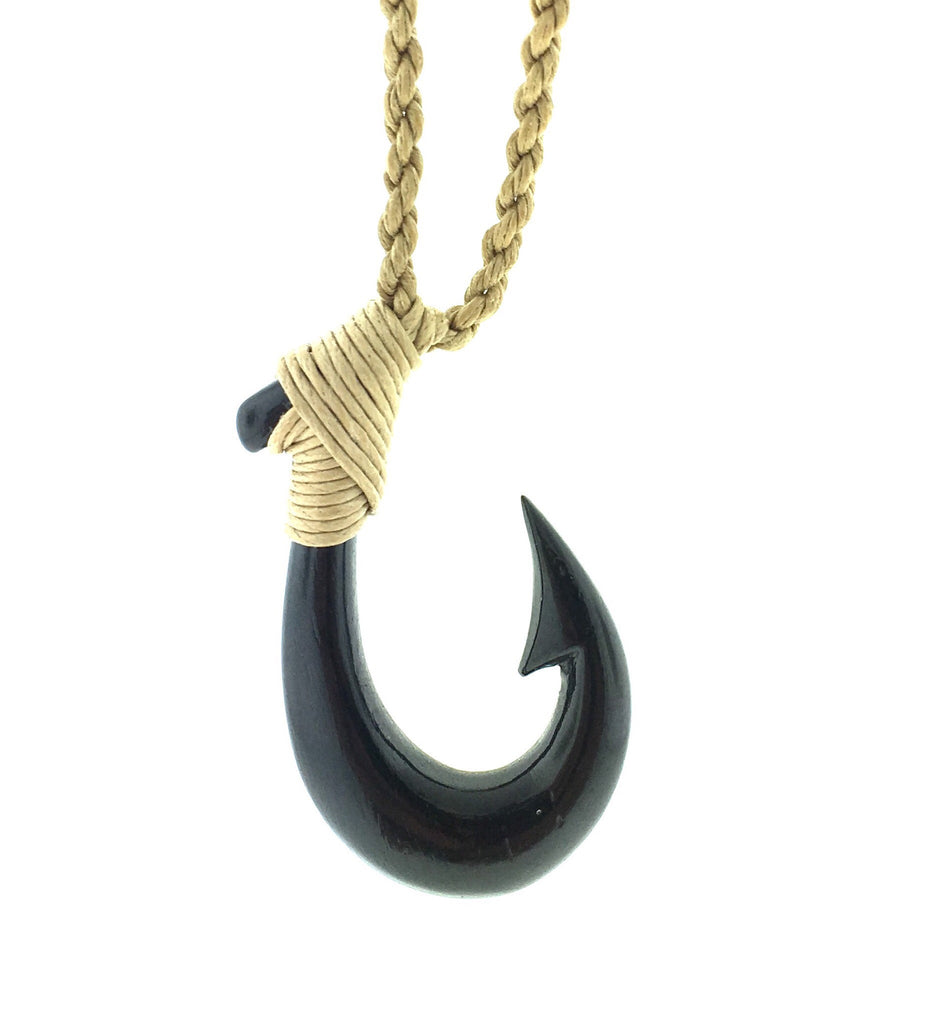 Hawaiian buffalo horn necklace
