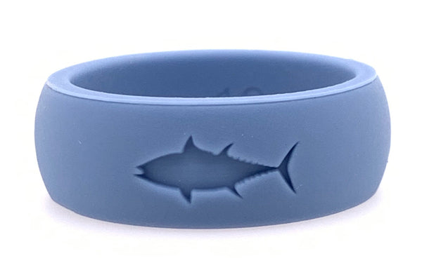 Gray Light Silicone Tuna Ring