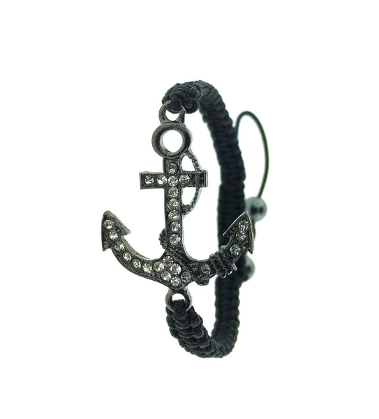 CZ or silver anchorvbracelet