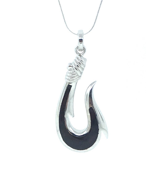 Medium Size Cocobolo Wood Hook necklace